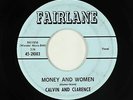 R&B Rocker 45 - Calvin & Clarence - Money And Women - Fairlane - mp3 - rare