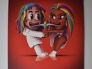 6ix9ine Nicki Minaj Trollz 7” Vinyl White with Rainbow Splatter