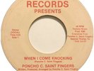 PONCHO C. SAINT FINGERS When I Come Knocking 45rpm 1980 Soul Disco Boogie RARE