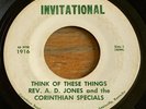 Rev. A.D. Jones & The Corinthian Specials - KY Gospel Shouter 45 - Hear