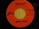Whitey Pullen 45 Crazy In Love bw I Won The Day I Lost You on Sage Rockabilly