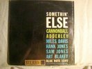 LP - CANNONBALL ADDERLEY-SOMETHIN' ELSE-BLUE WHITE LIBERTY-RVG-NY-ST-SHRINK -NM