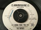 The IMPACS Im Gonna Make You Cry / Tears In My Heart 45 rpm 1962 DJ Promo Record