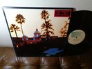 EAGLES LP HOTEL CALIFORNIA 1975 ASYLUM PROMO STICKER + POSTER
