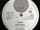 Black Sabbath LP Paranoid UK Large Vertigo Swirl 1st press BUT NO BIG BEAR OO