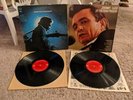 Johnny Cash 2 LP At San Quentin/At Folsom Prison vinyl CS 9639 CS9827