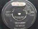 The Beatles I Feel Fine UK Factory Sample She's A Woman R5200 Parlophone 1964