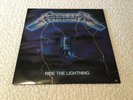 Metallica Ride the Lightning PROMO Vinyl Lp Record Megaforce Records