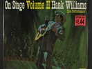 HANK WILLIAMS: On Stage, Vol. 2 LP Sealed (cut corner) Country