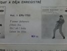 JOHNNY HALLYDAY ep vogue rare verso NOV 1960