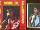 ELVIS PRESLEY BURNING LOVE AND HITS FROM HIS MOVIES LP IN W/ BONUS PHOTO