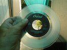 BEATLES - SGT PEPPER'S/A DAY IN THE LIFE - 45rpm   CLEAR COLORED VINYL     MINT-