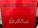 Claves Stereo D 200 Bach/Starck Cello Concerto NM/NM+ Audiophile Swiss