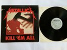 Metallica  Kill 'Em All Vinyl LP 1st Megaforce 1983 Sterling Press