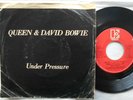 CANADA  NM- QUEEN & DAVID BOWIE Under pressure 1981 PS 45 Picture Sleeve
