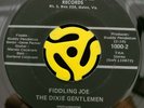 The Dixie Gentlemen - Fiddling Joe - Heritage Bluegrass 45 Vg++ HEAR
