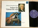 REINE FLACHOT cello solo suites BACH 1stPress INTERCORD STEREO MINT