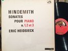 HINDEMITH Piano Sonatas nos.1, 2 & 3 ERIC HEIDSIECK ED1 STEREO ASDF 646 NM