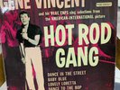 GENE VINCENT and his Blue Caps HOT ROD GANG  EAP1 985 -1958 UK EP Vinyl - G+ Con