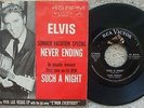 Elvis Presley - Such A Night / Never Ending - USA 45 + RARE PS - 47-8400