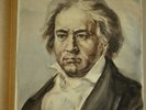 Original Watercolour Ludwig Van Beethoven
