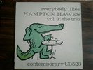 HAMPTON HAWES Everybody Likes Vol 3 LP Contemporary DG Mono 3532 Red Mitchell