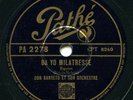 CUBA - Don Barreto and group on Pathé, biguines, early 30s - EX