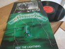 METALLICA original 1984 LP france green cover Ride The Lightning NM ULTRA RAR