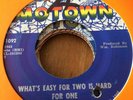 CONNIE HAINES-WHAT'S EASY FOR TWO IS HARD FOR ONE--HARD TO FIND MOTOWN  45