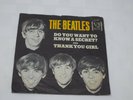 The Beatles- Do You Want To Know A Secret/Thank You Girl, VEE JAY,VJ-587,PS, VG-