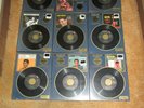 ELVIS PRESLEY AUTHORIZED COLLECTORS EDITION 45RPM FRAMED, NUMBERED (BDL OF 9)