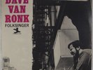 DAVE VAN RONK: Folksinger US Prestige Mono Van Gelder Folk LP Vinyl