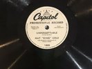 78  POP  PROMO  Nat King Cole  Unforgettable   NEAR MINT PROMO