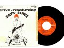 David BOWIE   Drive in saturday  Round and round 1973  Rare single promo France