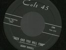 BARRY DARVELL Seek and you will find Orig. COLT Label 45 TEEN ROCKABILLY 50s