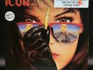 Icon - Right Between The Eyes Vinyl LP 1989 Gold Stamp Promo W/ Hype Sticker