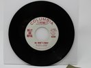 Record 45 Columbia BILLY JOE ROYAL Oh What a Night Down in Boondocks Radio Copy