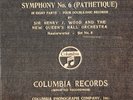 44g4.  Sir Henry Wood - Symphony #6 (Tschaikowsky) - Columbia Masterworks 5 (4)