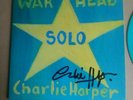 Charlie Harper ?– Warhead Solo  blue vinyl limited to 175 ,unplayed & signed