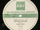 THIN LIZZY/BAD FINGER BBC Transcription Stereo Pop Special no.53 CN1915/S 1973