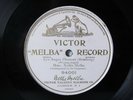 78rpm NELLIE MELBA sings LES ANGES PLEURENT - MAUVE VICTOR MELBA RECORD 94001
