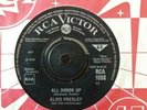 ELVIS PRESLEY - 'HEARTBREAK HOTEL / ALL SHOOK UP'  1965 RE RCA 45 EX