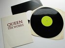 Queen - The Works UK 1984 EMI Green Label Test Pressing LP + Press Sheet