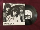 DOKKEN HARD ROCK WOMAN / BROKEN HEART 7'' VINYL SIGNED 2020 SILVER LINING MUSIC