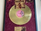 Linkin Park Hybrid Theory 2000 Vinyl Gold Metallized Record Mounted In Frame