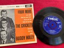 Four More The Crickets Buddy Holly EP Coral FEP 2060 Excellent