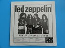 LED ZEPPELIN 1975 WORLD TOUR 2 LP SEALED MINT RARE BLACK & WHITE LAMINATED COVER
