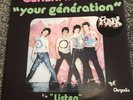 GENERATION X - YOUR GENERATION - GREEN WAX - Original Version in FRENCH sleeve