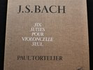 BACH Paul TORTELIER Cello Suites French 3 LP Box Set FALP 696-8 EX+ to MINT-