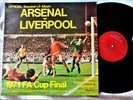 ARSENAL vs LIVERPOOL VINYL Lp FA Cup Final 1971 Commentary RARE Football Record